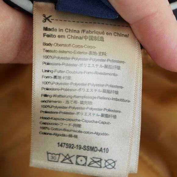 Scotch and Soda AMS Blauw Bomber Jacket Red/Black Mens Size Large - Picture 9 of 10